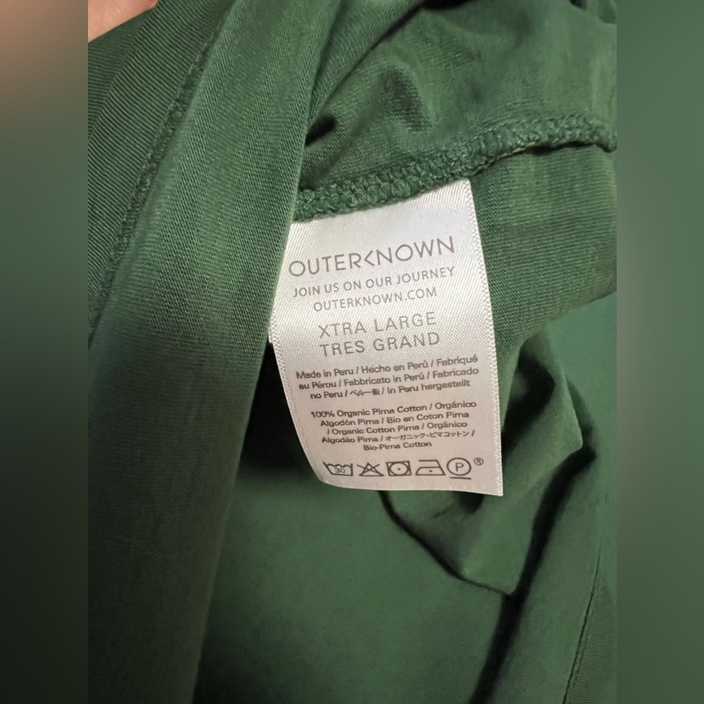 Outerknown Green Short Sleeve Tee - Picture 6 of 9